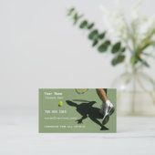 Carte De Visite Instruction de tennis (Debout devant)