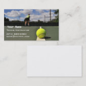 Carte De Visite Instruction de tennis (Devant / Derrière)