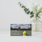 Carte De Visite Instruction de tennis (Debout devant)