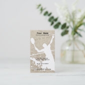 Carte De Visite Instruction de tennis (Debout devant)