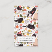 Carte De Visite Instruction Tricot Et Tricot (Devant)