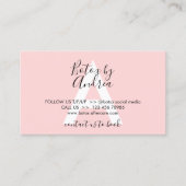 Carte De Visite Instructions Botox Aftercare (Devant)