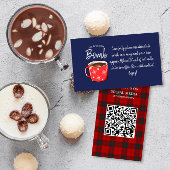 Carte De Visite instructions de la bombe chocolat chaud demande d'