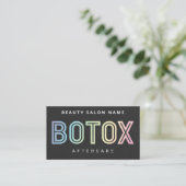 Carte De Visite Instructions de remplissage de botox holographique (Debout devant)
