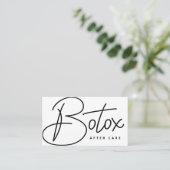 Carte De Visite Instructions de remplissage des lèvres au Botox Éd (Debout devant)