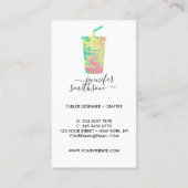 Carte De Visite Instructions de soin pour la tondeuse liquide (Dos)