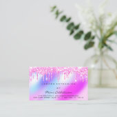 Carte De Visite Instructions de soins postérieurs Lash Pink Driver (Debout devant)