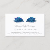 Carte De Visite Instructions de soins postérieurs Lashes Extension (Devant)