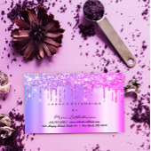 Carte De Visite Instructions de soins postérieurs Lashes Pink Driv