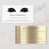 Carte De Visite Instructions de soins postérieurs Prolongation de  (Devant / Derrière)