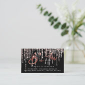 Carte De Visite Instructions de suivi Eyelash Drivers Black Logo2 (Debout devant)