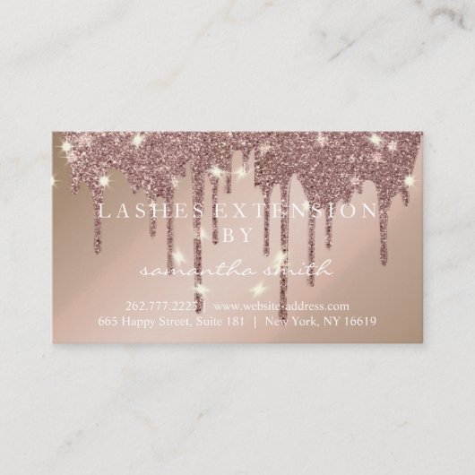 Carte De Visite Instructions de suivi Lash Gold Drivers Spark (Devant)
