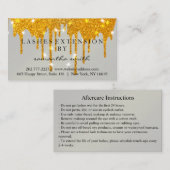 Carte De Visite Instructions de suivi Lash Gold Drivers Spark (Devant / Derrière)
