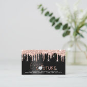 Carte De Visite Instructions de suivi Lash Rose Gold Drivers Morga (Debout devant)