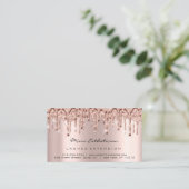 Carte De Visite Instructions de suivi Lash Rose Gold Drives 3D (Debout devant)