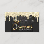 Carte De Visite Instructions de suivi Lash Soft Gold Drivers Logo (Devant)