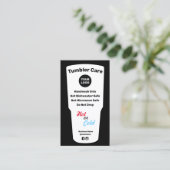 Carte De Visite Instructions d'entretien du caisson Ajouter un log (Debout devant)