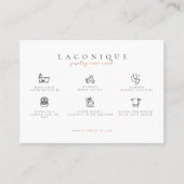 Carte De Visite  Instructions pour la bijouterie | Soins d'oreille (Devant)