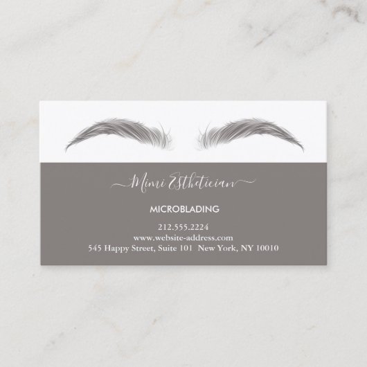 Carte De Visite Instructions pour les soins postérieurs Logo de mi (Devant)