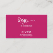 Carte De Visite Instructions pour les soins postérieurs Pression M (Dos)