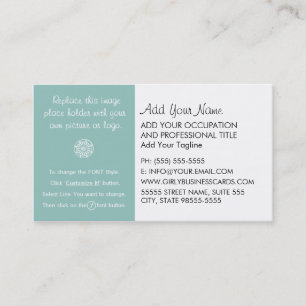 Carte De Visite Instructions pour Modèle fille