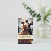 Carte De Visite Instructrice de danse Danse en couple (Debout devant)