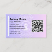 Carte De Visite Instructrice de yoga Mandala (Devant)
