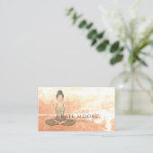 Carte De Visite Instructrice de Yoga Terreux (Debout devant)
