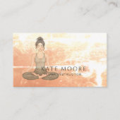 Carte De Visite Instructrice de Yoga Terreux (Devant)