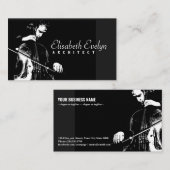 Carte De Visite instrument à cordes de violoncelle (Devant / Derrière)