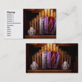 Carte De Visite Instrument - Accordian - l'organe accordian (Devant / Derrière)