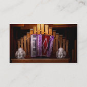 Carte De Visite Instrument - Accordian - l'organe accordian (Dos)