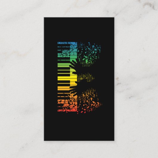 Carte De Visite Instrument de musicien de musique de cadeau de (Devant)