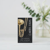 Carte De Visite Instrument de musique - trombone (Debout devant)