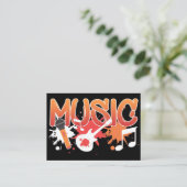 Carte De Visite Instruments de musique (Debout devant)