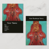 Carte De Visite INSTRUMENTS DE MUSIQUE ANTIQUE, LIRA DA GAMBA Musi (Devant / Derrière)