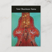 Carte De Visite INSTRUMENTS DE MUSIQUE ANTIQUE, LIRA DA GAMBA Musi (Dos)