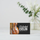 Carte De Visite instruments de musique violoncelle (Debout devant)