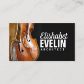 Carte De Visite instruments de musique violoncelle (Devant)