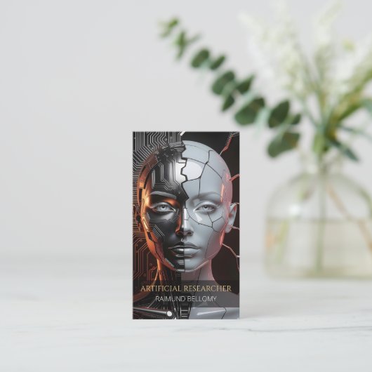 Carte De Visite Intelligence artificielle (Debout devant)