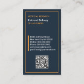 Carte De Visite Intelligence artificielle (Dos)