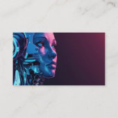 Carte De Visite Intelligence Artificielle Chatbot Company (Dos)