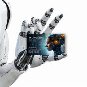 Carte De Visite Intelligence Artificielle Chatbot Company