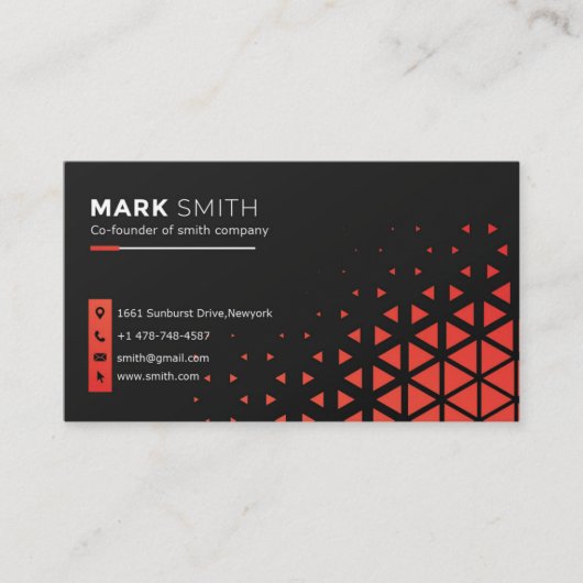 Carte de visite intelligent (Devant)