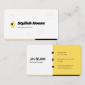 Carte de visite intelligent (Devant / Derrière)