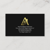 Carte De Visite Intercepter l'électricien de la bougie bleue éclai (Dos)