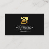 Carte De Visite Intercepter l'électricien de la prise d'électricit (Dos)