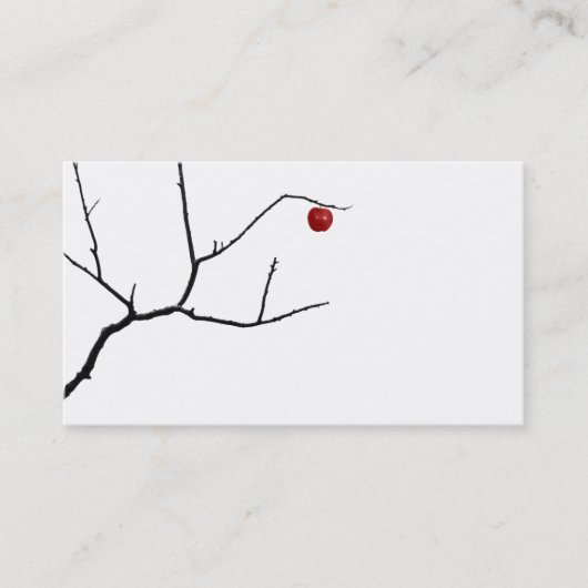 Carte De Visite Interdit par des poivrons de Leslie (Devant)