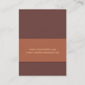 Carte de visite intérieur (Dos)