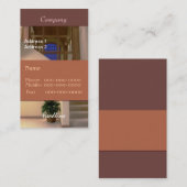 Carte de visite intérieur (Devant / Derrière)